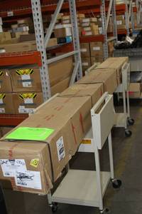 lot 17 image: Da-Lite 137 Diagonal Advantage Deluxe Electrol 70100 Projection Screen $3,000 Online