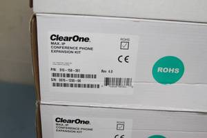 lot 30 image: Lot of NEW ClearOne Max IP Pro Audio HD Conference Phone Expansion Units