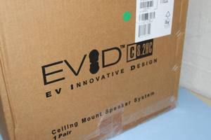 lot 13 image: New Pair of Electro-Voice EV EVID C8.2HC Enhanced Pattern Control 2-Way Ceiling Audio Speakers