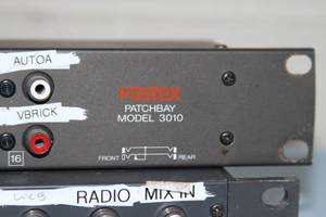 lot 43 image: Lot of Fostex 3010 & 3011 Patch Bay Units