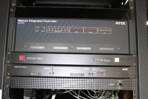 lot 67 image: Large AudioVideo Equipment Rack - Includes RoutersSwitchers, Cables, Amplifier & More