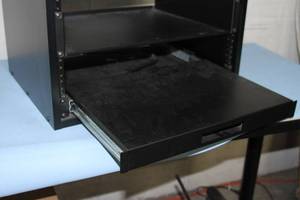 lot 86 image: Middle Atlantic Audio Video Equipment Rack with Sliding Shelf