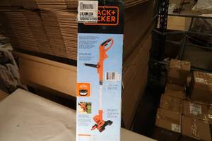 lot I42 image: 14 in. 6.5-Amp Corded Electric Straight Shaft Single Line 2-in-1 String Grass TrimmerLawn Edger