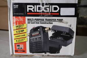 lot I11 image: Ridgid 12 HP Portable Utility Pump