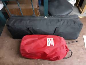 lot 10 image: Large Tent, Marlboro Sleeping Bag