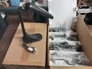 lot 42 image: 2-Boxes(4 Each) NEW Office Desk Lamps #T21BK