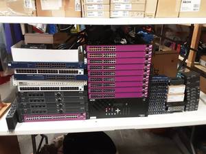 lot 49 image: Large Lot Of Computer Servers Ethernet, Switchers Related Netgear, Sei, Extron, AMX