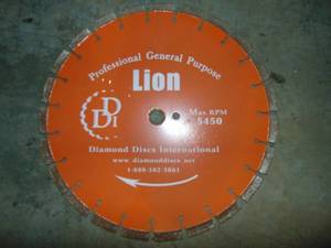 lot 27 image: 14 General Purpose Diamond Blade