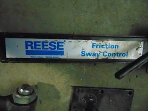 lot 28 image: (1) Friction Sway Hitch and (1) Bolt on Hitch