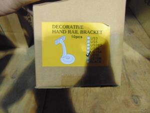 lot 82 image: (14) Cases of Decorative Hand Rail Brackets