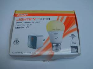 lot 16 image: Osram Lightify LED Smart Bulb