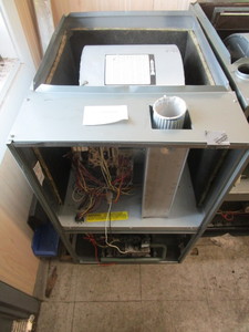 lot 504 image: RUUD DOWNFLOW GAS FURNACE  NEVER INSTALLED