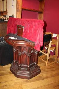 lot 84 image: Wood Host Stand