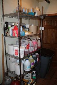 lot 111 image: Stainless Steel NSF Shelving Rack 4-Tier