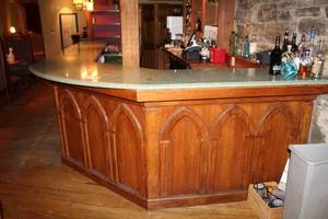 lot 51 image: Granite Top Wood Bar