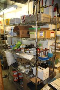 lot 26 image: Stainless Steel NSF Shelving Rack 5-Tier