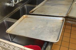 lot 42 image: Lot of (9) Baking Sheets