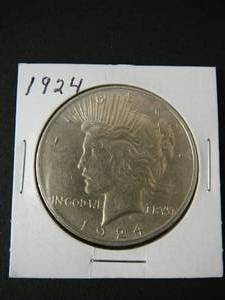 1924 Peace Silver Dollar