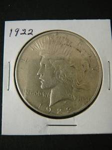 1922 Peace Silver Dollar