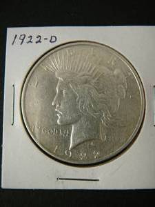 1922d Peace Silver Dollar