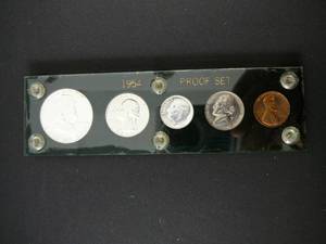 1954 Silver Coin Proof Set