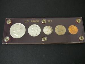 1959 Proof Set 12,.25,.10, .05,.01