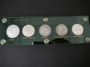 U.S Type Set Quarters 1815,1874s,1895o,1928,1964