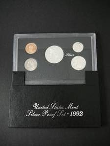 1992 Us Mint Proof Set (.5..25..10..05..01)