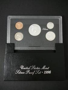 1996 Us Mint Proof Set (.5..25..10..05..01)