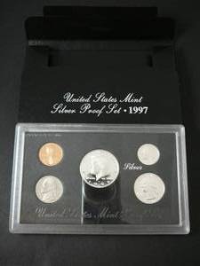 1997 Us Mint Proof Set (.5..25..10..05..01)