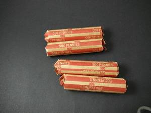 4 Rolls Wheat Pennies
