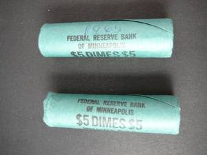 1965 & 1966 Roosevelt Dimes