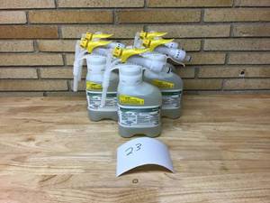 lot 23 image: SEALED AIR DIVERSEY Lot Of 5 1.5L JUGS multi surface disinfectant