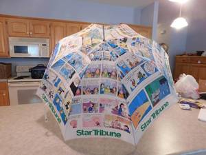 lot 105 image: Vintage Comic Umbrella