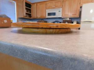 lot 107 image: Wooden Lazy Susan