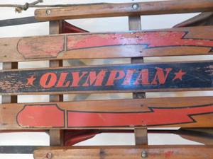 lot 204 image: Vintage Olympian Sled