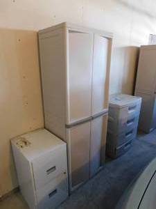 lot 217 image: Tall Garage Cabinet