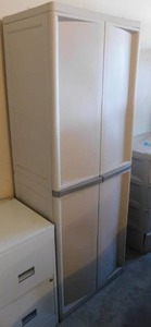 lot 221 image: Tall Garage Cabinet