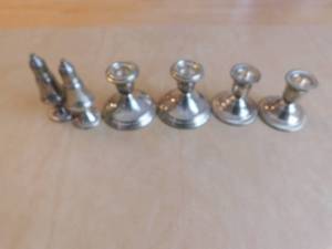 lot 88 image: Vintage Candle Holders