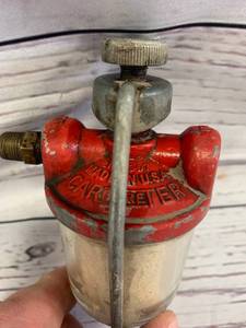 lot 3 image: Vintage Carter Carburetor 2146397 Glass Fuel Filter
