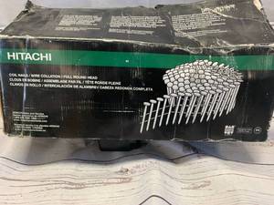 lot 10 image: Hitachi Case of Coil Nails 1 12 x .120