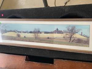 lot 77 image: North Dakota Artwork 12 x 41 12