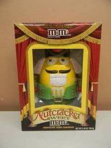 lot 39 image: M&M NUTCRACKER SWEET DISPENSER - GREENYELLOW - RARE - NEW IN BOX - SEE PICTURES