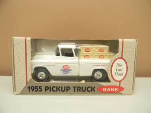 lot 49 image: IGA FOOD Super Market Grocery Store 1955 Chevy Pickup Truck Bank 125 Ertl - NIB - SEE PICTURES