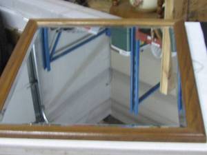 lot 65 image: Beveled Glass Mirror