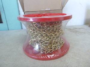 lot 61 image: Baron Brass Twist Link Machine Chain