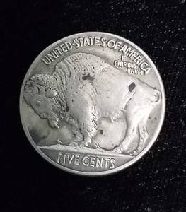 lot 14 image: 1915 US BUFFALO NICKEL FULL HORN REVERSE