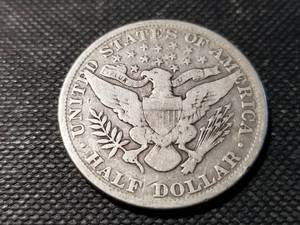 lot 94 image: 1901 BARBER HALF DOLLAR