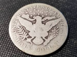 lot 100 image: 1902 BARBER HALF DOLLAR