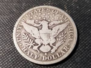 lot 107 image: 1903-S BARBER HALF DOLLAR